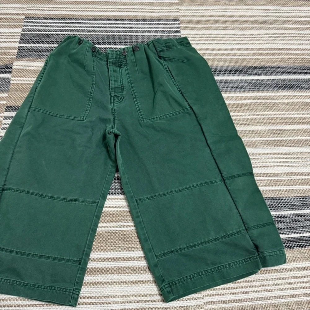 Free People Keep Calling Wide Leg Crop Pant Size 4 Women